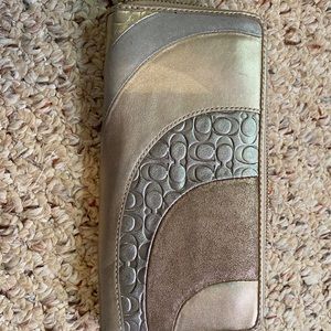 Coach zip around wallet